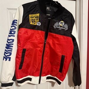 Red and Black  Riot Empire Racing Jacket